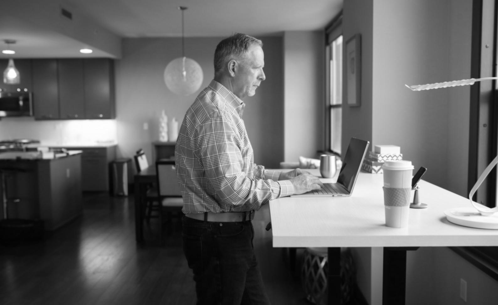 Environnement de travail professionnel en finance